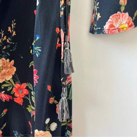 Farm Rio Brazil Summer Flower Wrap Maxi Dress - Picture 8 of 11